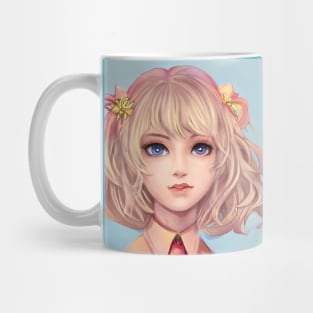 Blonde Hair Anime Girl Mug